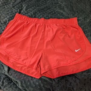 Nike Women's Red Athletic Shorts